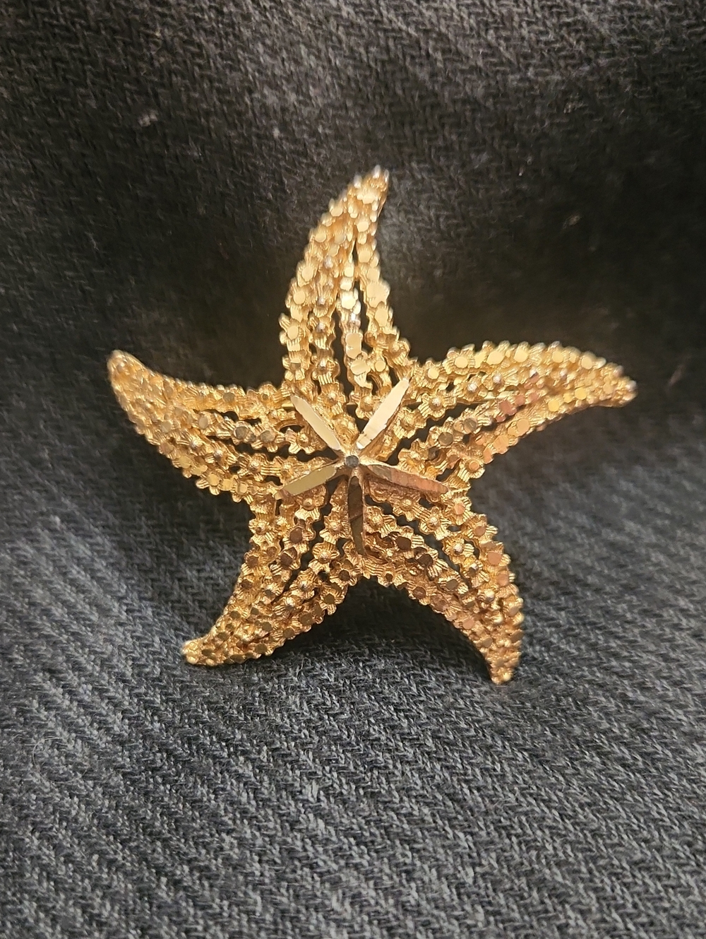 Vintage BSK Starfish Brooch